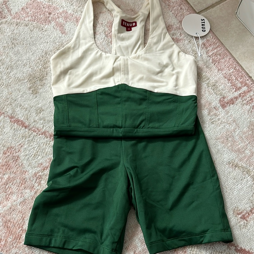 BRAND NEW staud bounce short unitard